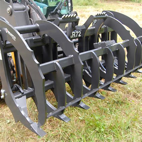 skid steer grapple rake/root the quick claw|best skid steer root rake.